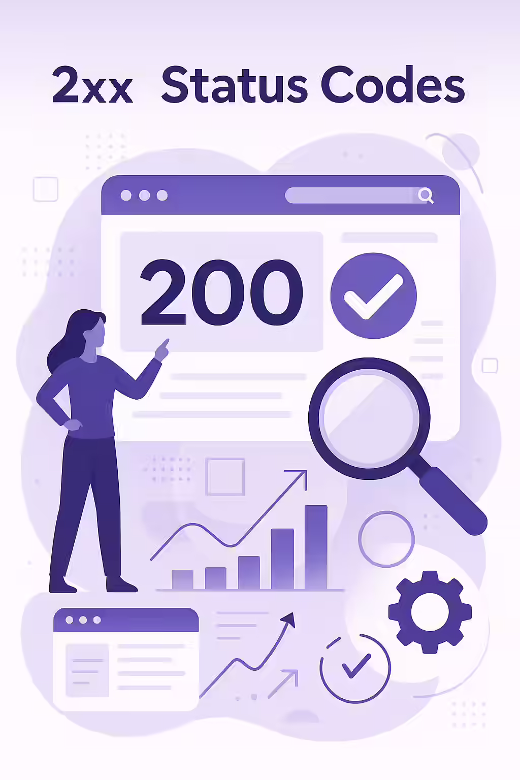 The Green Light of the Web: Understanding 2xx Status Codes 2 A vibrant SEO health monitor showing a green, healthy status, representing the positive impact of 2xx codes.