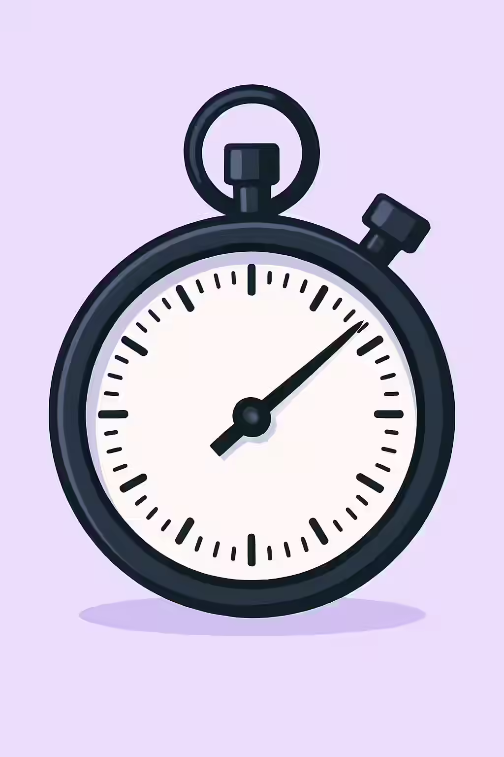 An illustration of a stopwatch, symbolizing the speed of AMP.