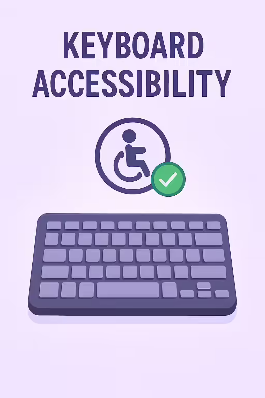 The Winding Road: A Guide to Avoiding Tabindex Greater Than Zero 2 An illustration of a keyboard, symbolizing the importance of keyboard accessibility.