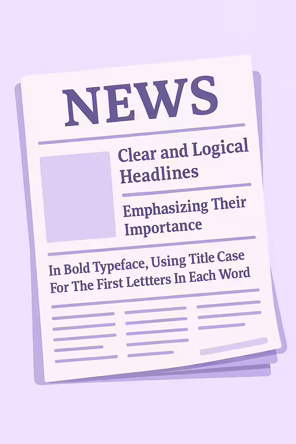 The Full Story: A Guide to Non-Empty Headings 1 An illustration of a newspaper with clear and logical headlines, symbolizing the importance of non-empty headings.