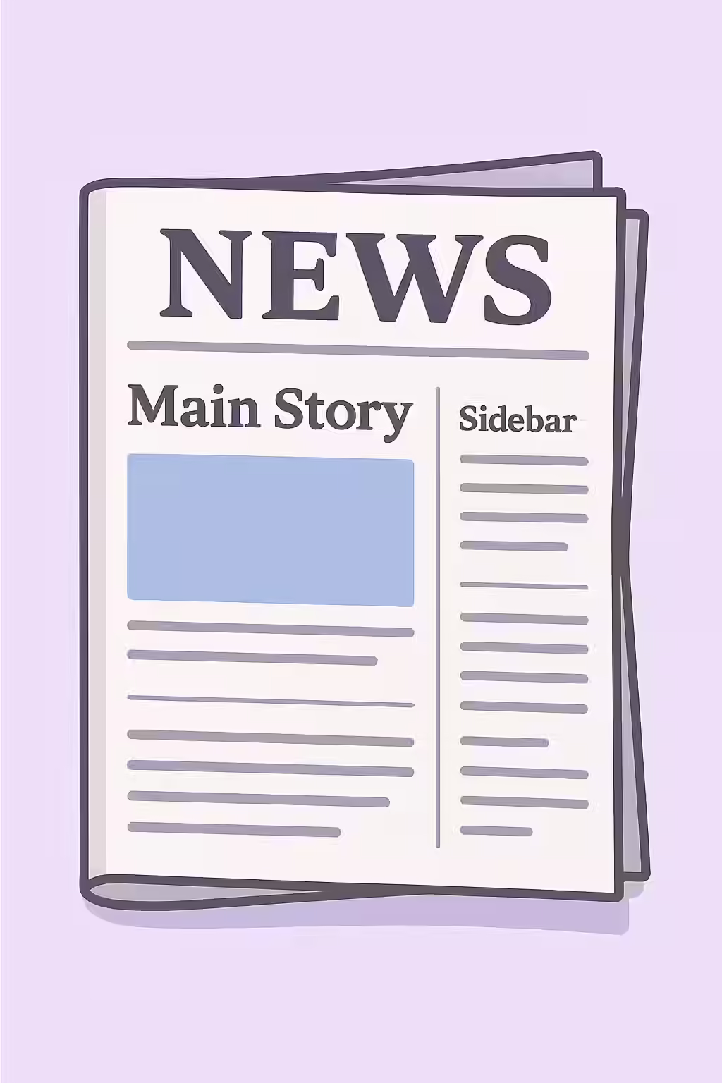 The Main Event: A Guide to the Main Landmark 1 An illustration of a newspaper with a clear and logical main story, symbolizing the importance of the main landmark.