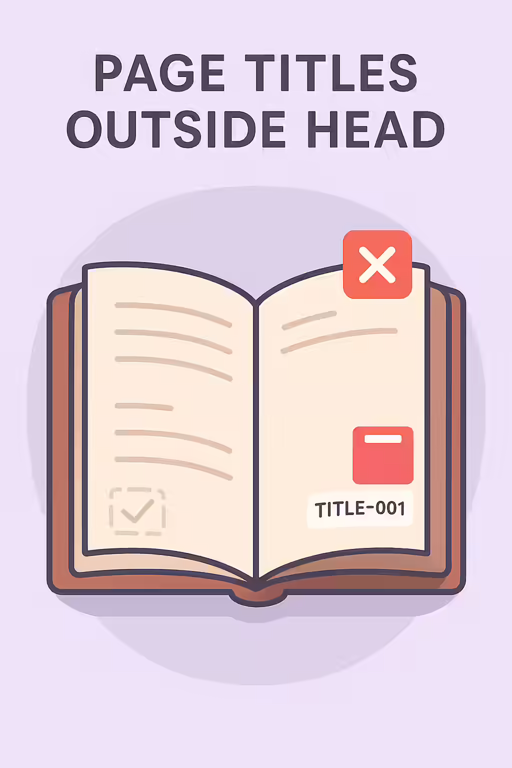 The Out-of-Place Page: A Guide to Directives Outside the Head 1 An illustration of a book with a call number on the wrong page, symbolizing the importance of fixing directives outside the head.