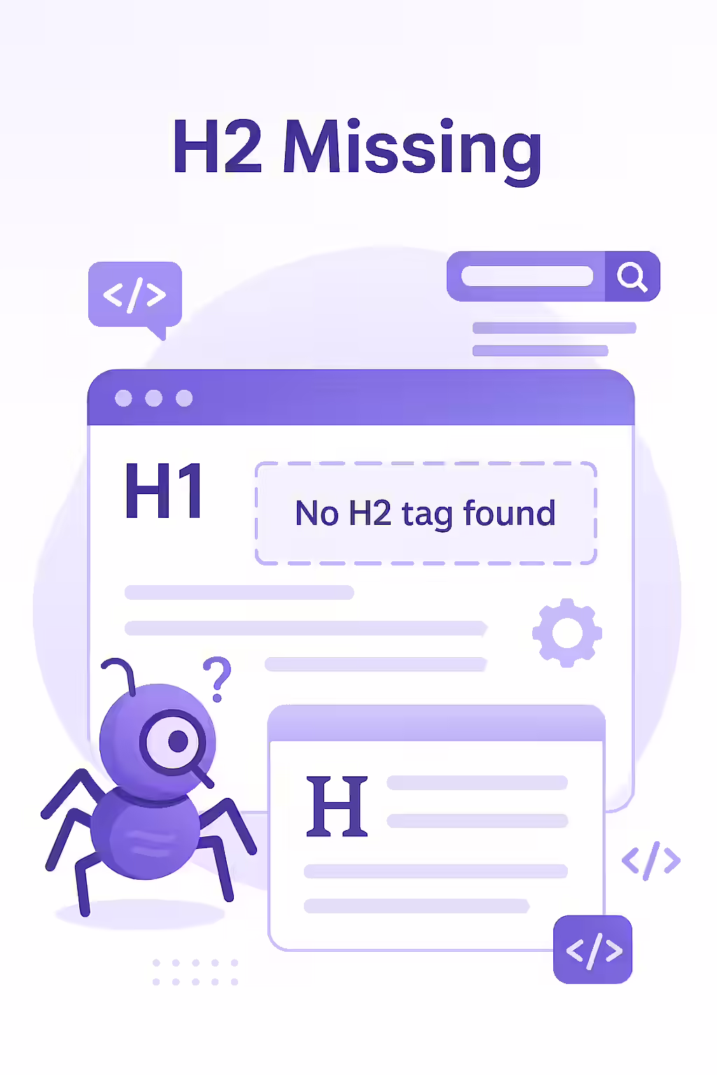 The More the Merrier: A Guide to Using Multiple H2 Tags 2 An illustration of a tree with a clear and logical branch structure, symbolizing a well-structured page with H2 tags.
