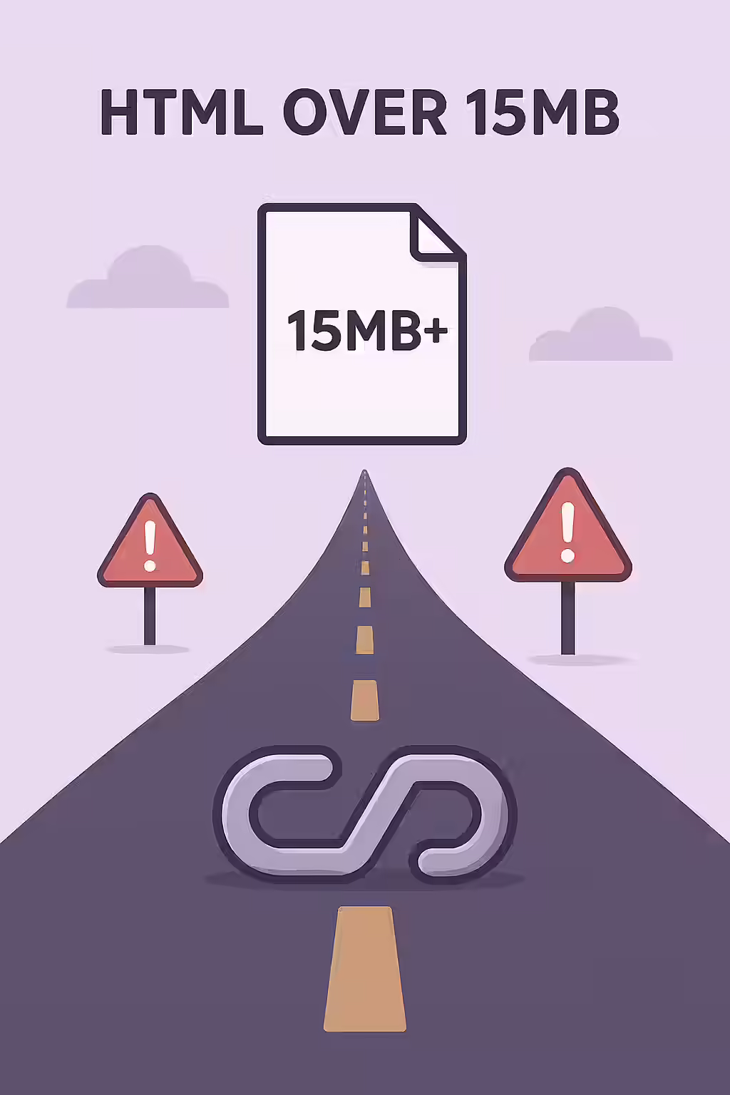 html document over 15mb