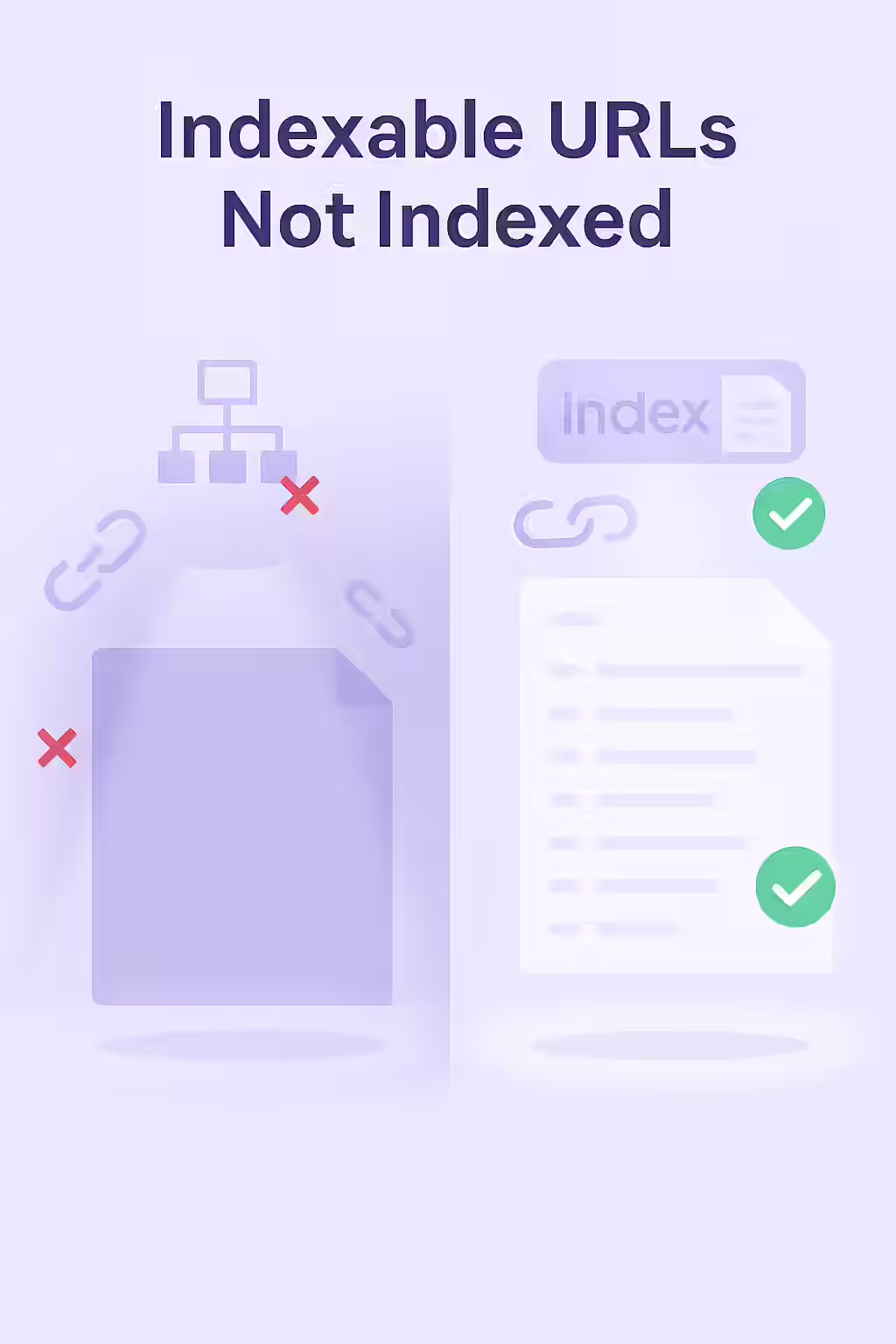 The Invisible Page: A Guide to Indexable URLs Not Indexed 1 An illustration of an invisible page, symbolizing a page that is indexable but not indexed.