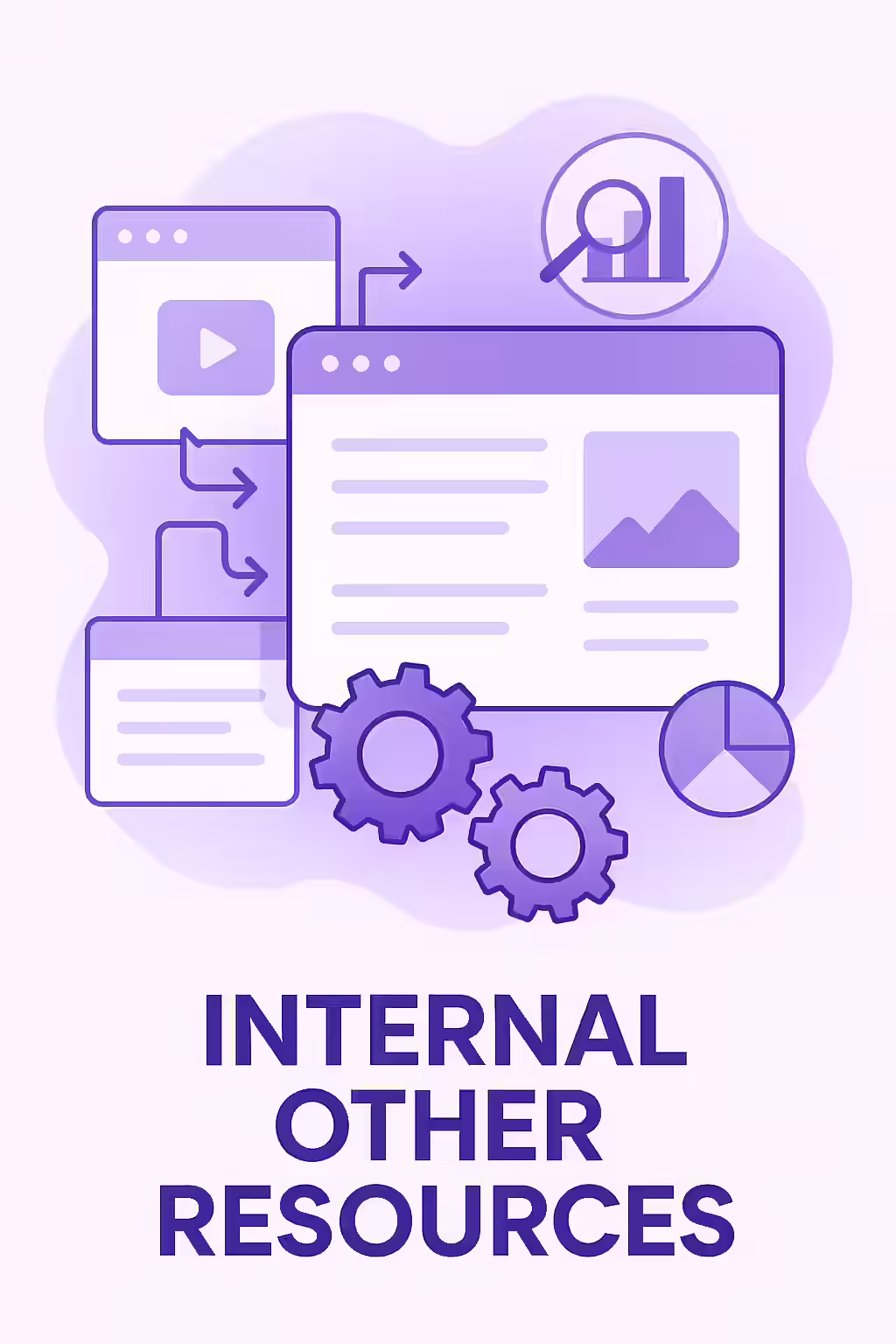 A Guide to Auditing 'Other' Internal Resources for SEO 1 An illustration of various file type icons, representing 'other' internal resources.