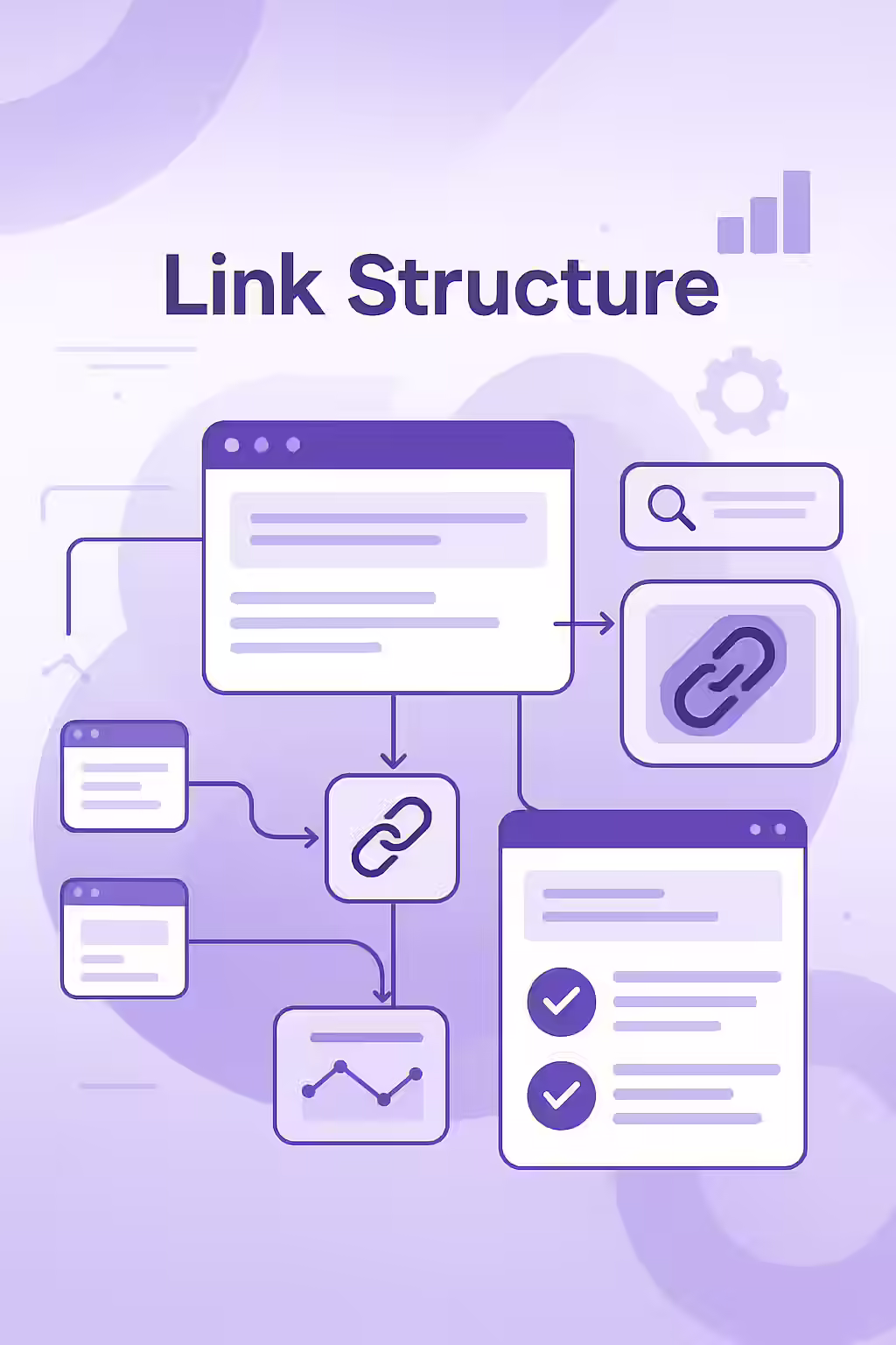 The Blueprint of Your Site: A Guide to Link Structure and SEO 1 An illustration of a well-organized site architecture, representing a strong link structure.