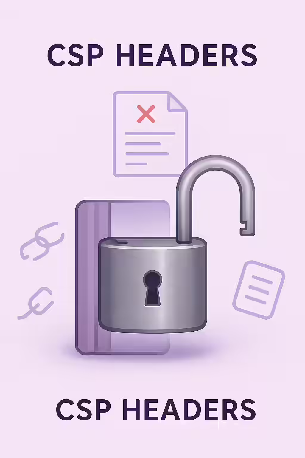 The Unlocked Door: A Guide to the Content-Security-Policy Header 1 An illustration of a shield protecting a website, symbolizing the security provided by a CSP header.