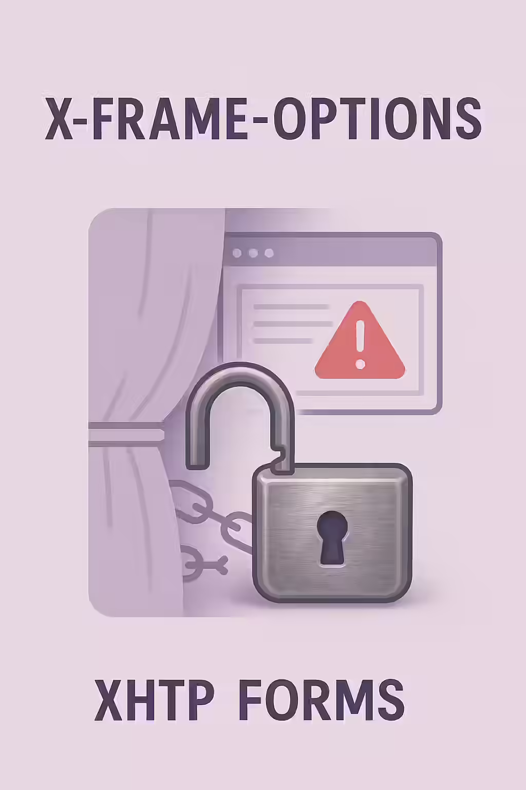 The Framed Page: A Guide to the X-Frame-Options Header 1 An illustration of a website being trapped inside an iframe, symbolizing a clickjacking attack.