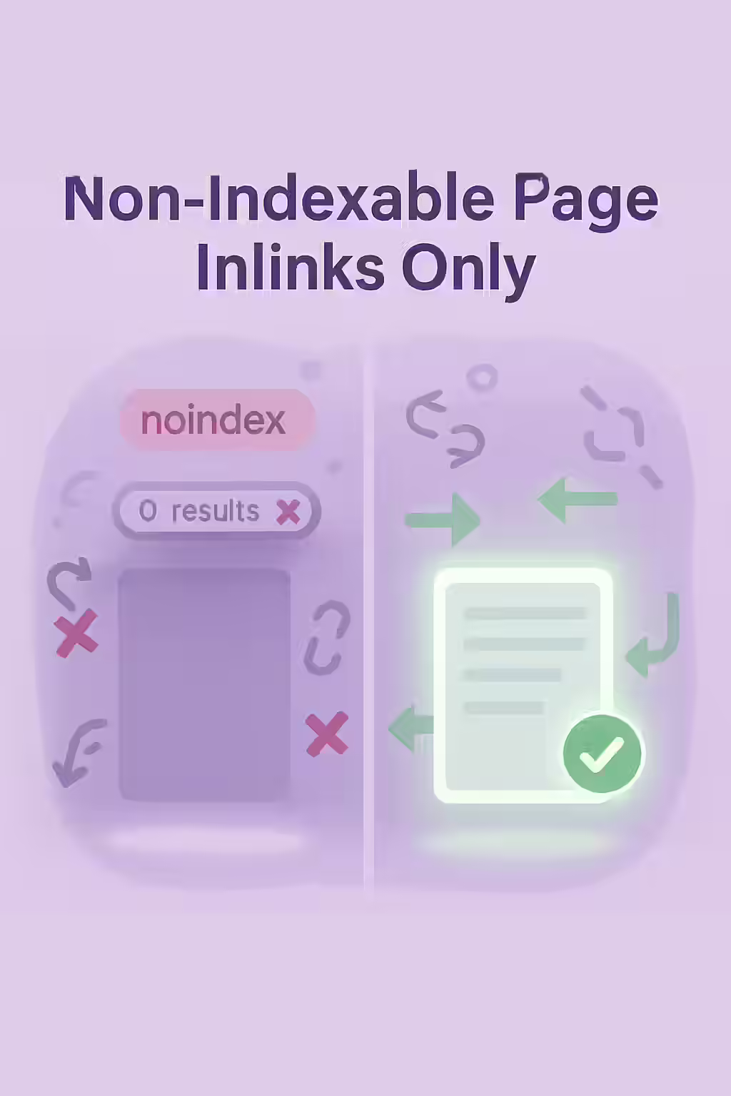 The Hidden Room: A Guide to Pages with Only Non-Indexable Inlinks 1 An illustration of a hidden room, symbolizing a page with only non-indexable inlinks.