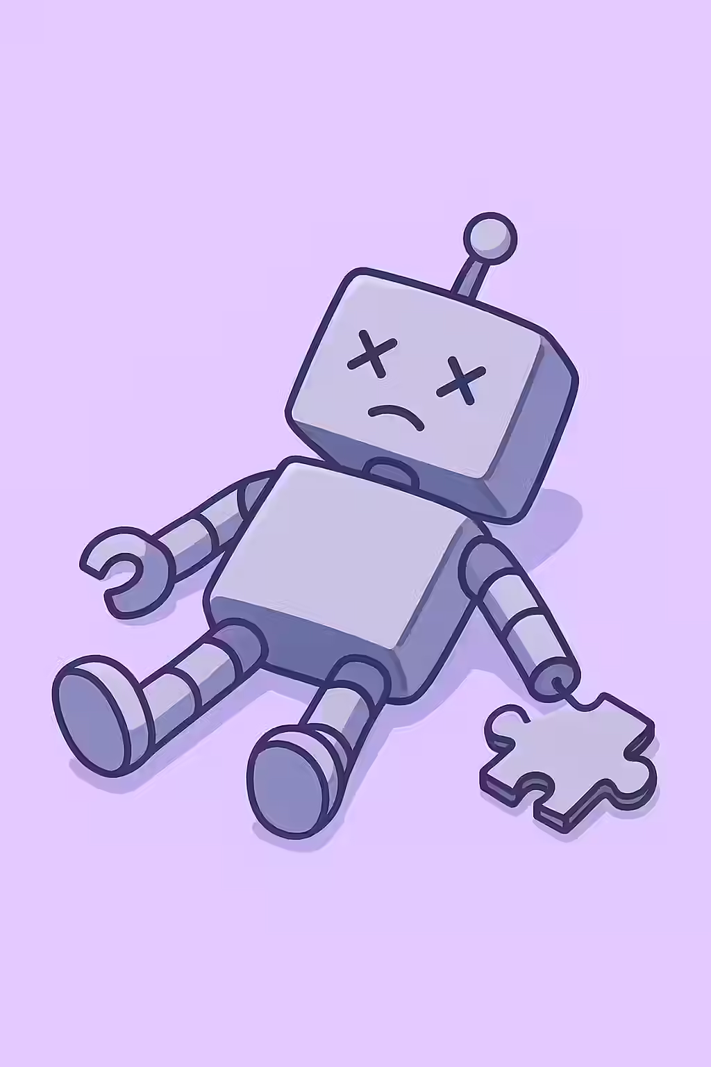 The Glitch in the Code: A Guide to HTML Validation Errors 1 An illustration of a broken robot, symbolizing the problems caused by HTML validation errors.