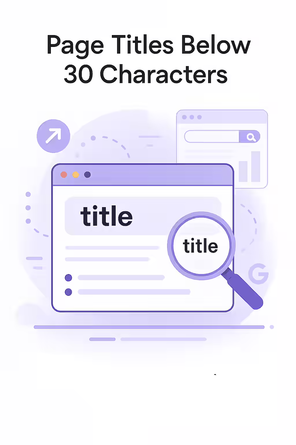 Don't Sell Yourself Short: The SEO Pitfalls of Short Page Titles 1 An illustration showing a very short page title in a search result, leaving the user with little information about the page content.