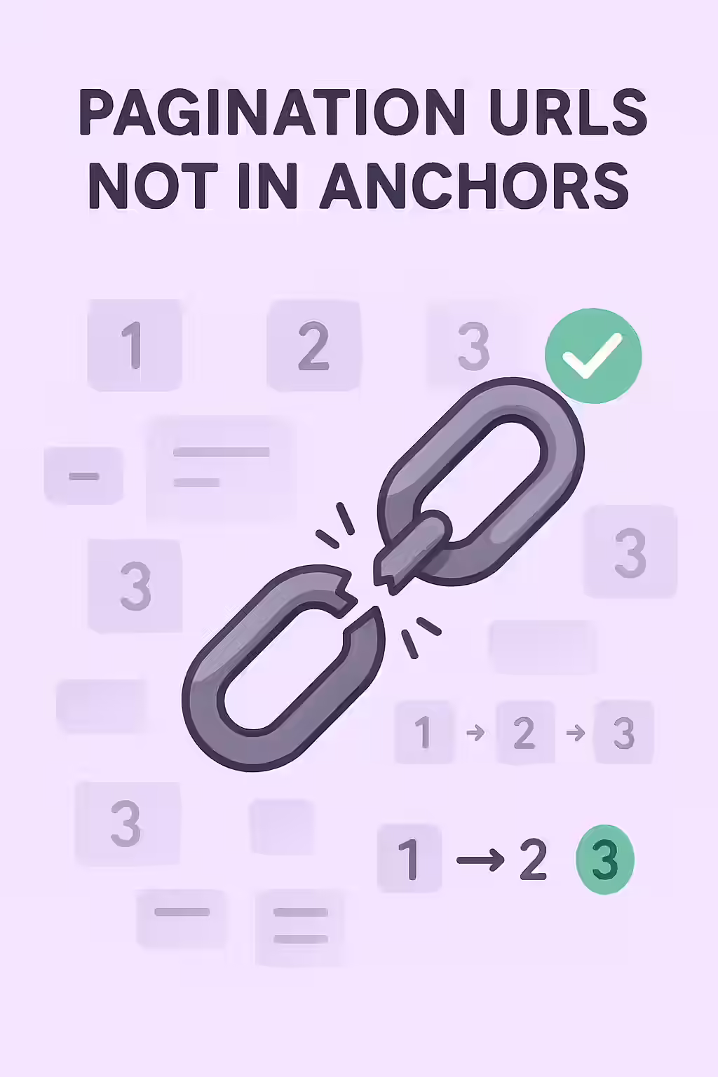The Unclickable Page: A Guide to Pagination URLs Not in Anchor Tags 1 An illustration of a broken link, symbolizing the importance of fixing pagination URLs not in anchor tags.