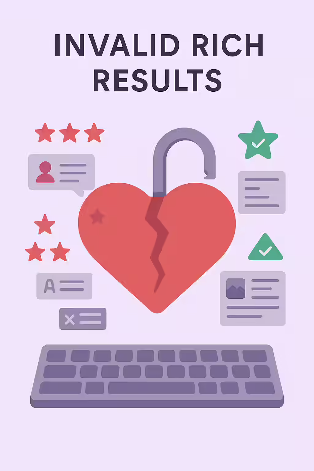 The Broken Promise: A Guide to Invalid Rich Results 1 An illustration of a broken promise, symbolizing the importance of fixing invalid rich results.