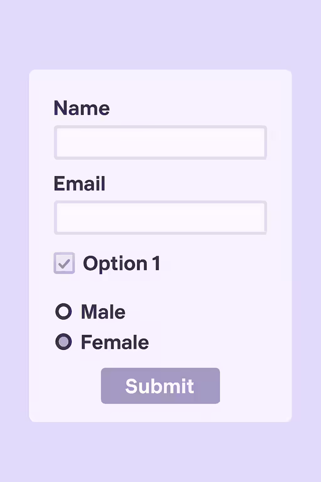 What's in a Name? A Guide to Accessible ARIA Input Fields 2 An illustration of a form with clearly labeled input fields, symbolizing the importance of accessible ARIA input fields.